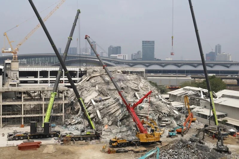 中資承包審計大樓倒塌震撼泰國　民間憂泰中高鐵抗震安全性受衝擊