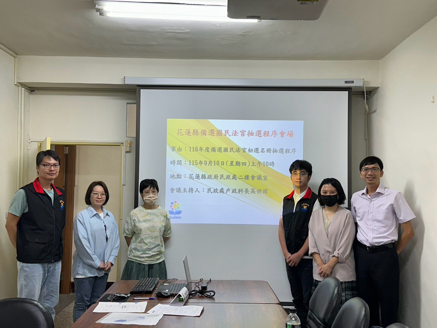 花蓮縣政府辦理116年度備選國民法官初選名冊公開抽選　共抽出6,750名
